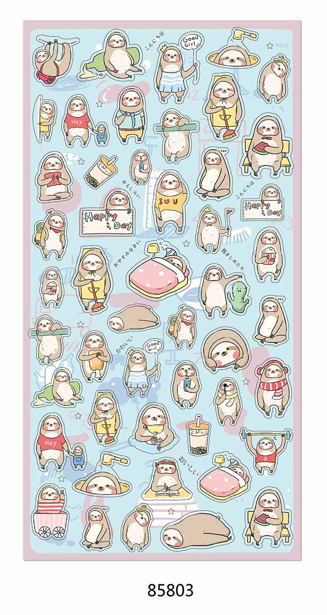 Stickerbogen cute Animals TEIL 2