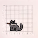 Aufnäher Messer-Katzen (zum Aufbügeln und Aufnähen)