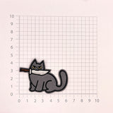 Aufnäher Messer-Katzen (zum Aufbügeln und Aufnähen)