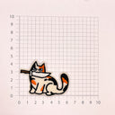 Aufnäher Messer-Katzen (zum Aufbügeln und Aufnähen)