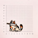 Aufnäher Messer-Katzen (zum Aufbügeln und Aufnähen)