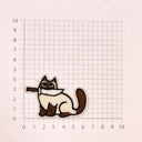 Aufnäher Messer-Katzen (zum Aufbügeln und Aufnähen)