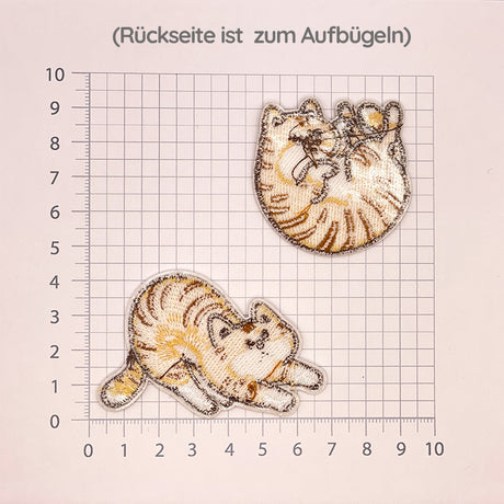 Aufnäher Katzen (zum Aufbügeln und Aufnähen) 