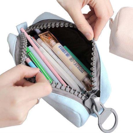 Federpenal Hund oder Katze mit XL-Zip