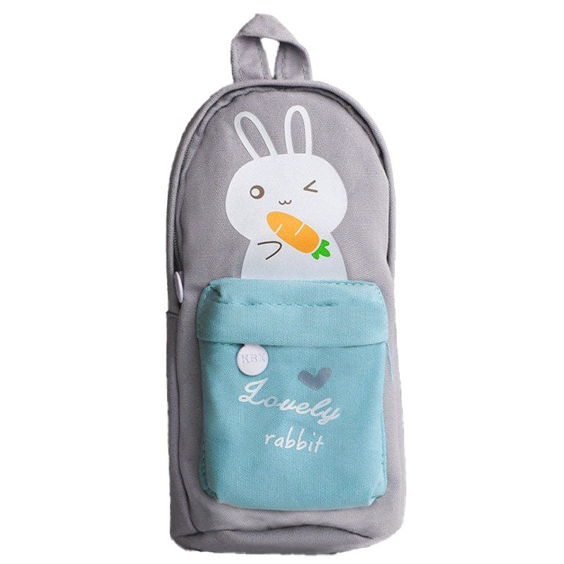 Federpenal Rucksack-Design Tiere (aus Canvas)