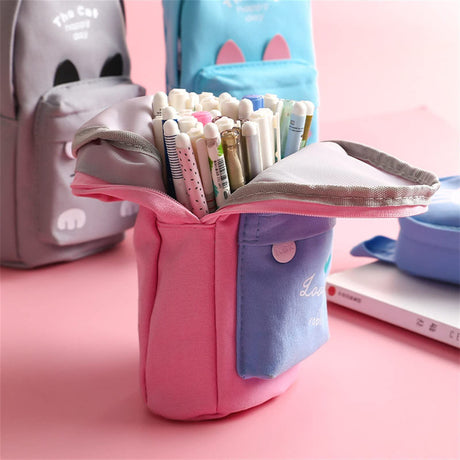 Federpenal Rucksack-Design Tiere (aus Canvas)