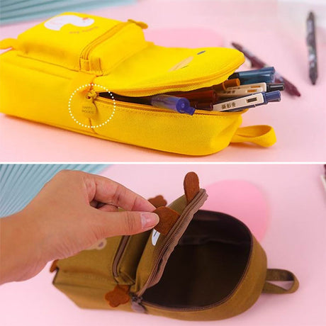 Federpenal Rucksack-Design Tiere (aus Nylon)
