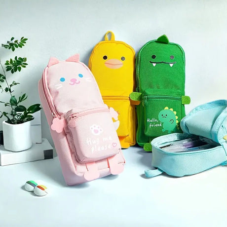 Federpenal Rucksack-Design Tiere (aus Nylon)