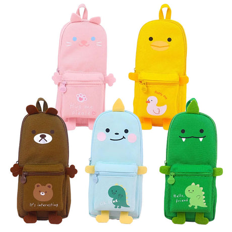Federpenal Rucksack-Design Tiere (aus Nylon)