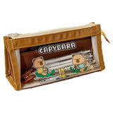 Federpenal Tiere und Capybara (Canvas und PVC)