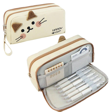 Federpenal Happy Cat mit zwei goßen Fächern