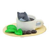 Figur/Glücksbringer - Katze in KaffeTasse