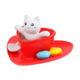 Figur/Glücksbringer - Katze in KaffeTasse