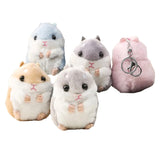 Schlüsselanhänger Plüsch Hamster 12 cm