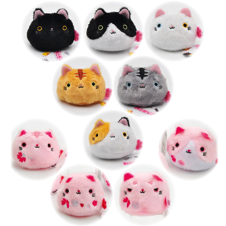 Mini-Plüschtier Katze "Katzenknödel" 8 cm