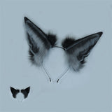 Haarreifen Fell-Wolfs-/Biestohren