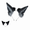 Haarreifen Fell-Wolfs-/Biestohren