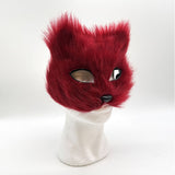 Tiermaske (Polyester) Katze/kleiner Wolf