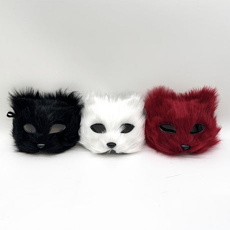 Tiermaske (Polyester) Katze/kleiner Wolf