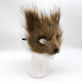 Tiermaske (Polyester) Wolf/Fuchs