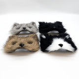 Tiermaske (Polyester) Wolf/Fuchs