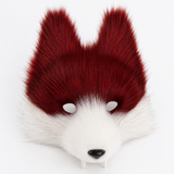Tiermaske (Polyester) Wolf/Fuchs mit Zähnen
