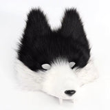 Tiermaske (Polyester) Wolf/Fuchs mit Zähnen