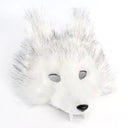 Tiermaske (Polyester) Wolf/Fuchs mit Zähnen