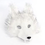 Tiermaske (Polyester) Wolf/Fuchs mit Zähnen