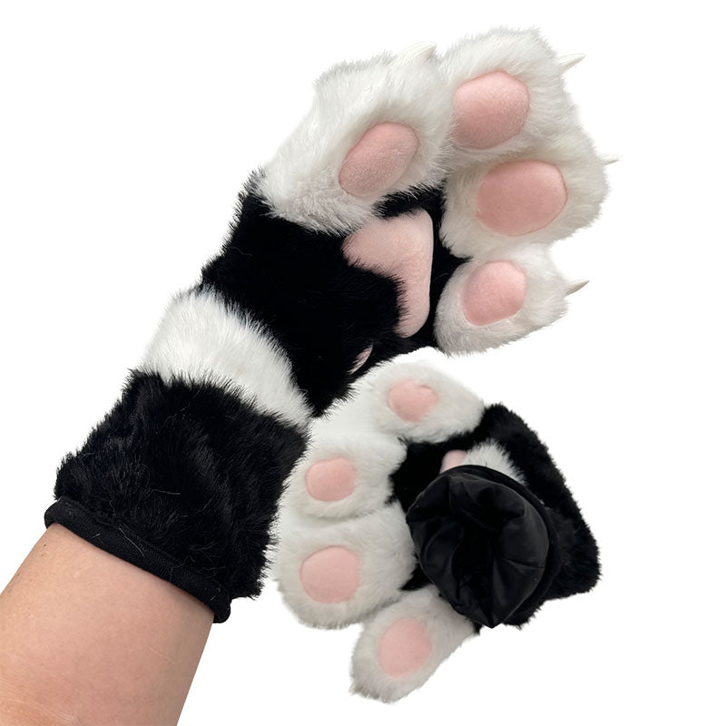 gefütterte Katzen Flauschige Handschuhe mit Quietscher –