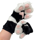 gefütterte Katzen Flauschige Handschuhe mit Quietscher