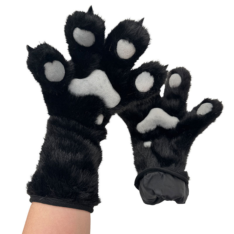 gefütterte Katzen Flauschige Handschuhe mit Quietscher