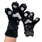 gefütterte Katzen Flauschige Handschuhe mit Quietscher
