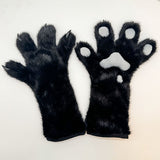 gefütterte Katzen Flauschige Handschuhe mit Quietscher