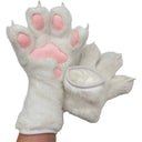 gefütterte Katzen Flauschige Handschuhe mit Quietscher