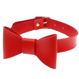 Halsband Kunstleder PU, mit Masche/Fliege