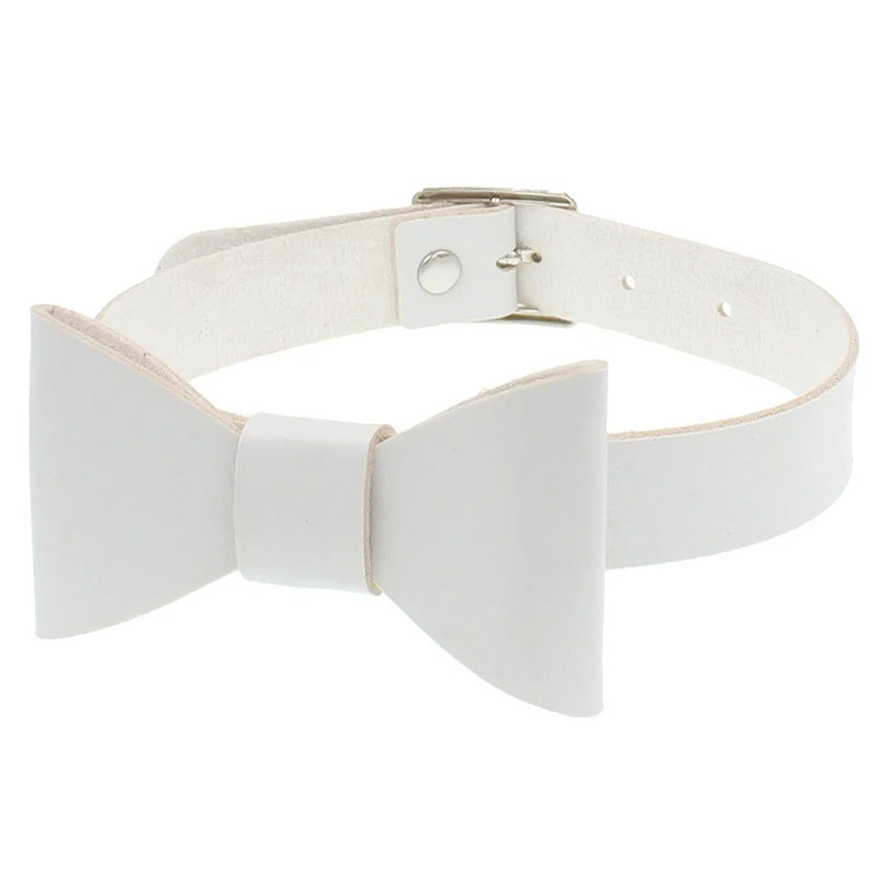Halsband Kunstleder PU, mit Masche/Fliege