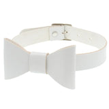Halsband Kunstleder PU, mit Masche/Fliege