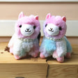 Schlüsselanhänger Plüsch - buntes Alpaka/Lama