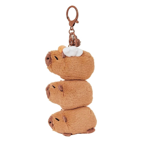 Schlüsselanhänger Plüsch drei Capybara
