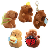 Schlüsselanhänger Plüsch Capybara 