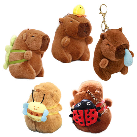 Schlüsselanhänger Plüsch Capybara 