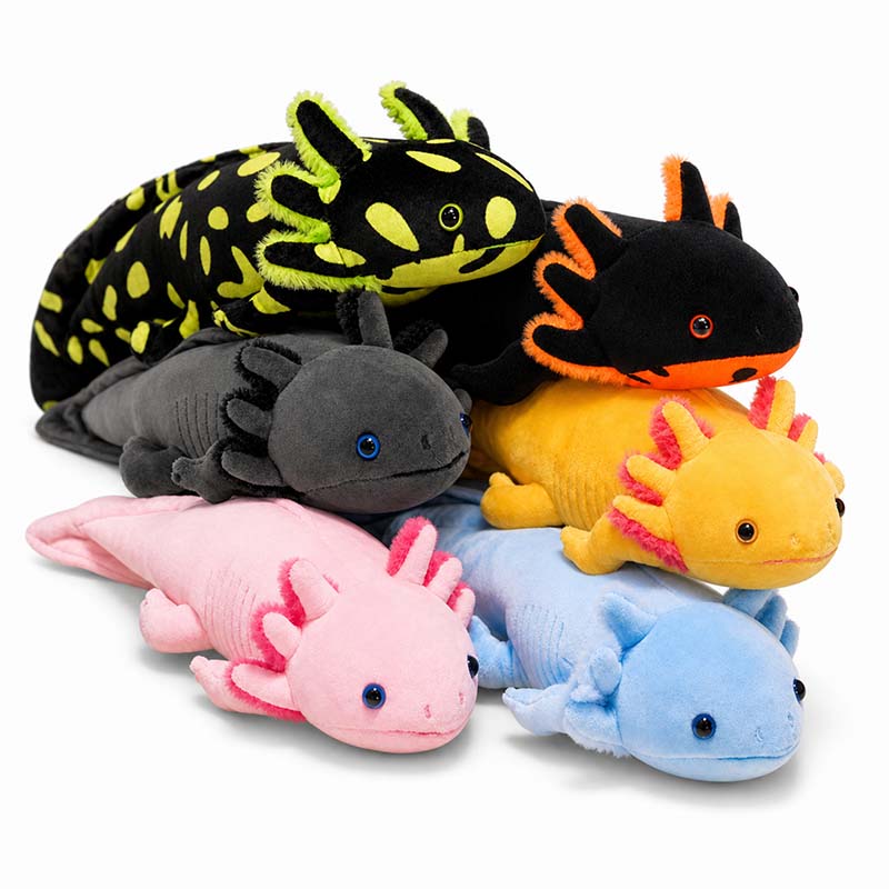 Stofftier Axolotl 35cm realistisch