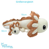 CUTE PARADISE Stofftier Axolotl (30/70cm lang) 