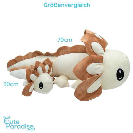 CUTE PARADISE Stofftier Axolotl (30/70cm lang) 