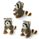 Kuscheltier kleiner Waschbär realistisch 17 cm