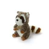 Kuscheltier kleiner Waschbär realistisch 17 cm