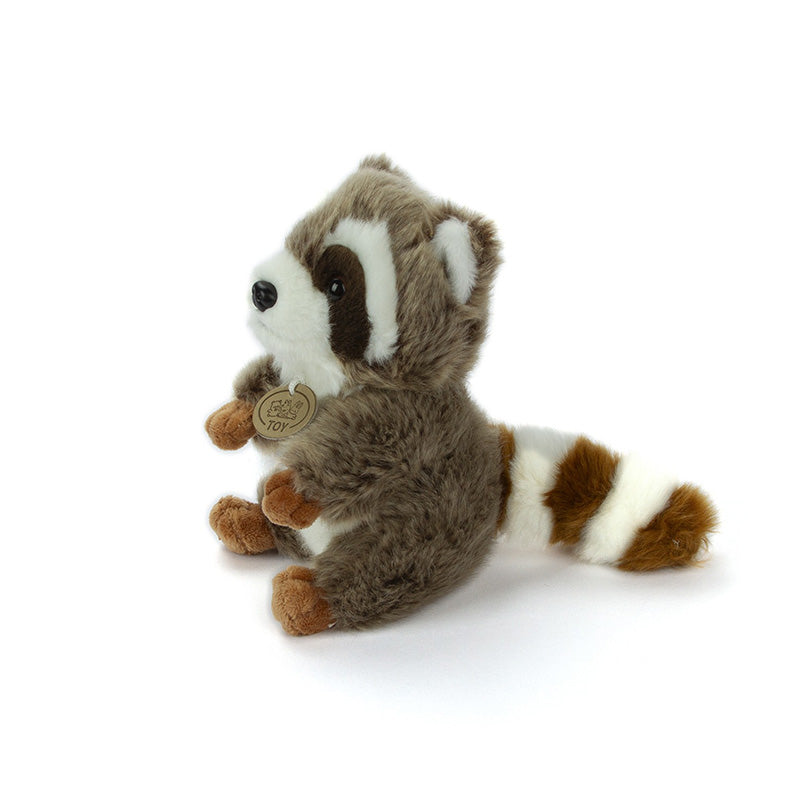 Kuscheltier kleiner Waschbär realistisch 17 cm