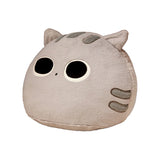 Kuscheltier Glubschaugen-Katzen-Kopf-Kissen 30cm