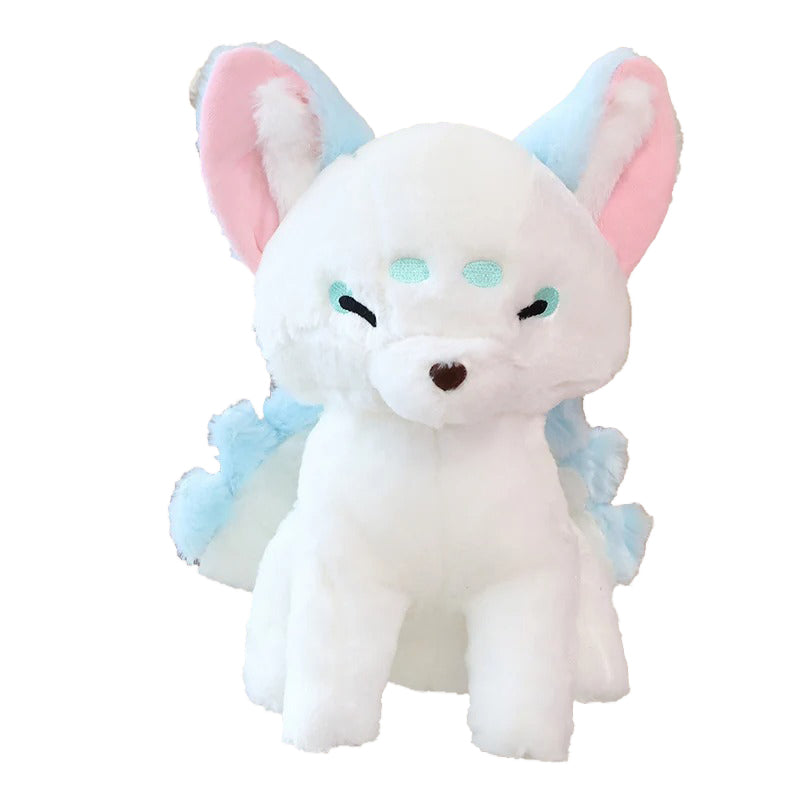 Plüschtier weißer Kitsune Fuchs